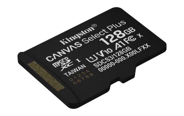 Canvas Select Plus microSDXC Card 128GB G3 A1, lesen 150MB/s, schreiben 85MB/s
