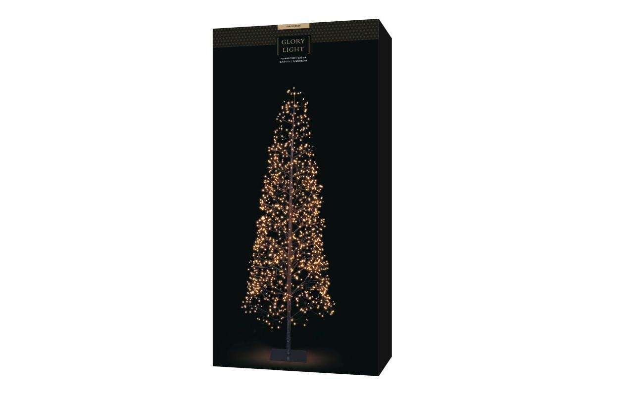 1920334_2 - Mediatech STT LED Flower Tree 180 schwarz 1270 LED ww, H180cm
