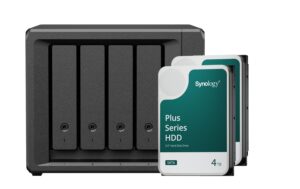 Synology DS425+, 4-bay NAS inkl. 2x 4TB HDD Synology Plus HAT33x