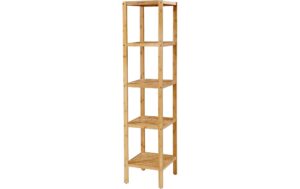Songmics Regal aus Bambus 33x33x146.7 cm (LxBxH), 5 Regale kaufen Schweiz | Mediatech.ch