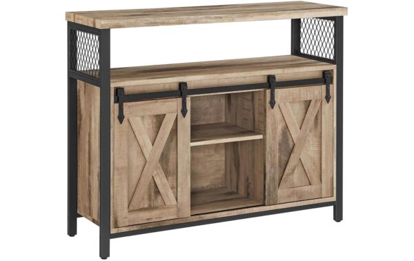 1920964 - Mediatech Vasagle Kommode mit Schiebetür, Camelfarben 100x33x80 cm, Spanplatte, Stahl kaufen Schweiz | Mediatech.ch