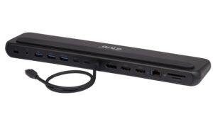 1921377 - Mediatech Club 3D, Dockingstation 12-1 USB-C triple Display PD3.0 100W DS + Ladegerät