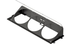 1922914 - Mediatech Havn Angled Bottom Fan Bracket Schwarz kaufen Schweiz | Mediatech.ch
