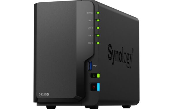 1923878_1 - Mediatech Synology DS225+, 2-bay NAS inkl. 2x 4TB HDD Synology Ent. HAT53x
