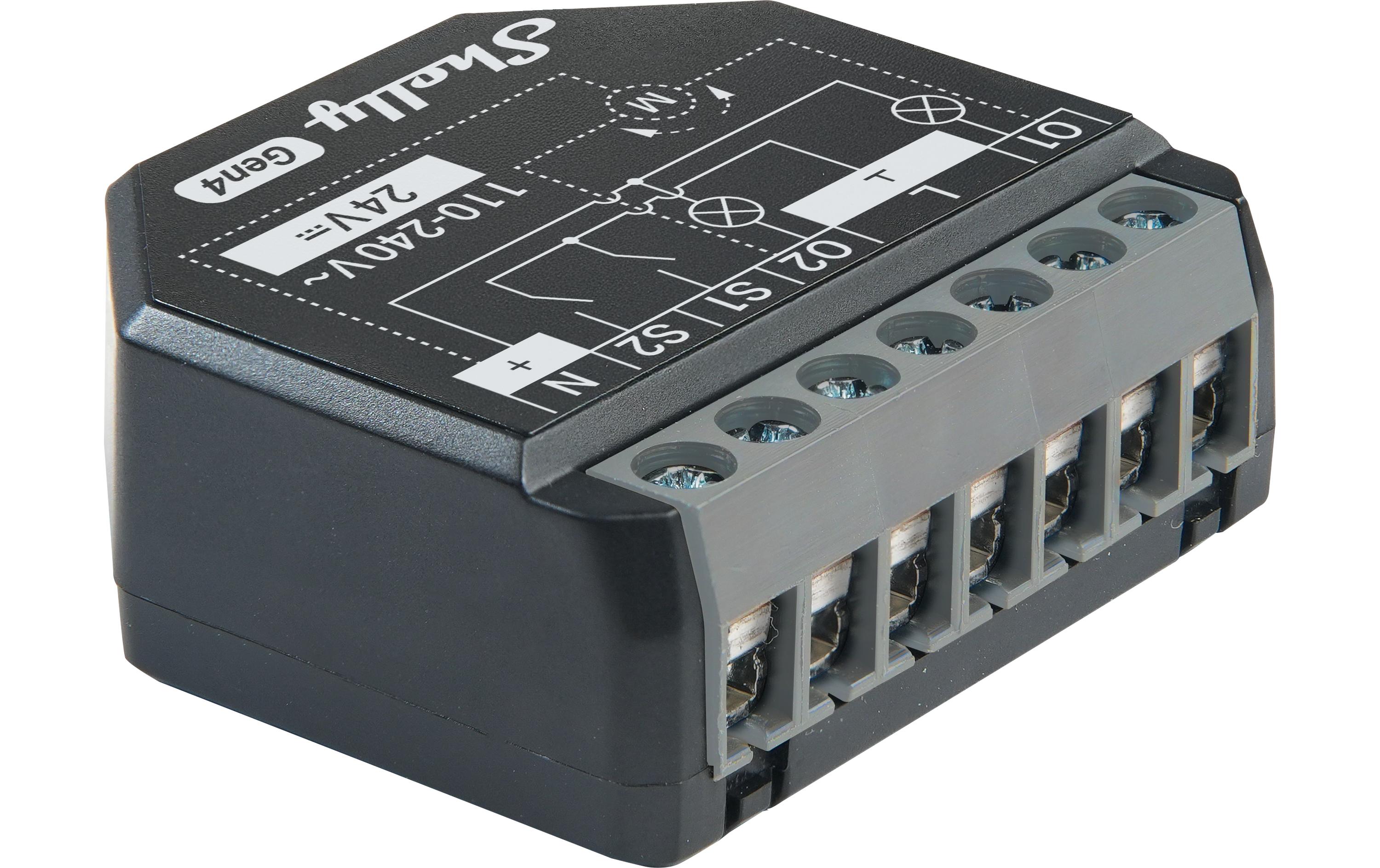 1923961_1 - Mediatech Shelly Plus 2PM Gen4 WiFi-Switch Matter WLAN Schalt-Messaktor, 2x 10 A, Bluetooth