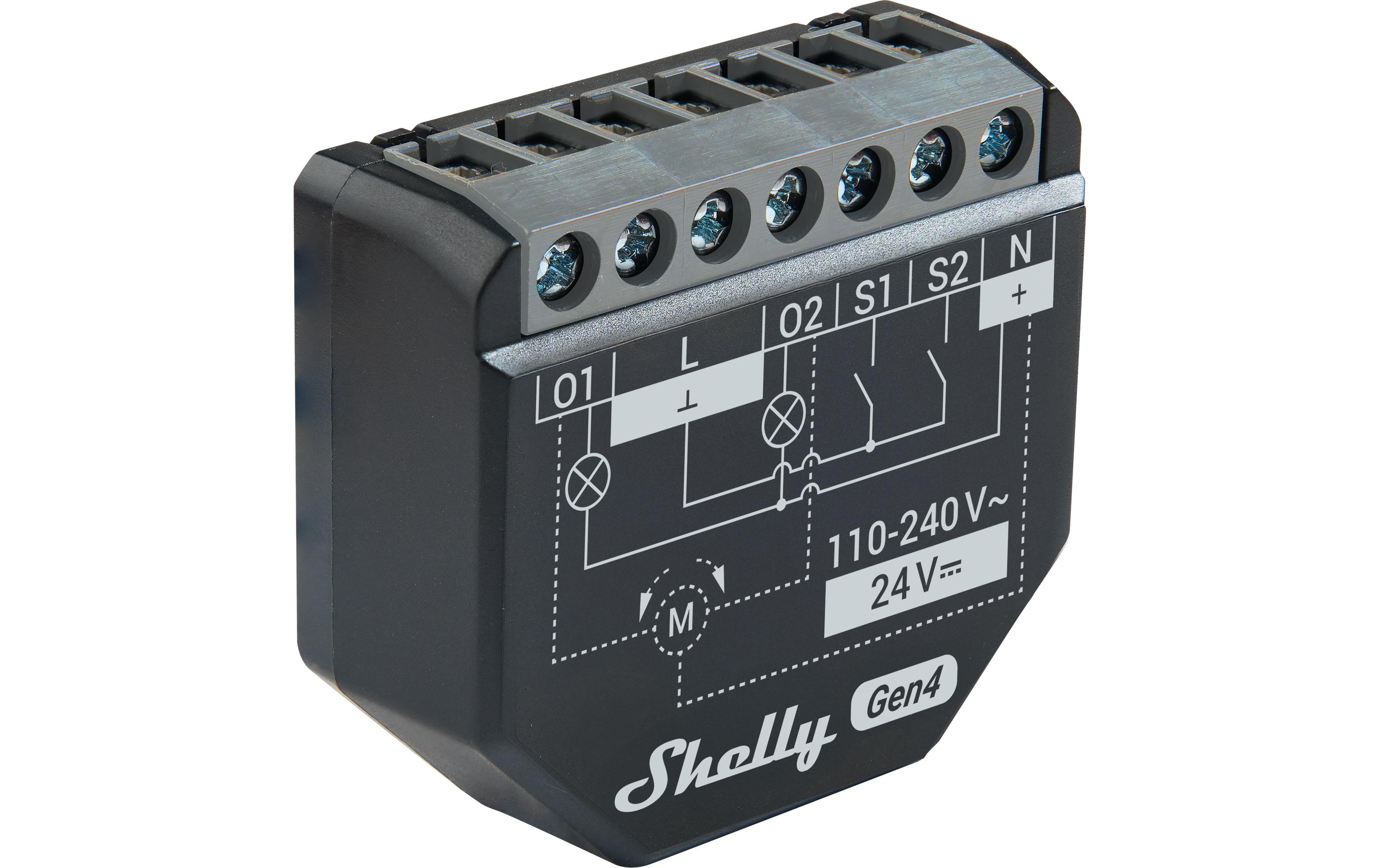 1923961_2 - Mediatech Shelly Plus 2PM Gen4 WiFi-Switch Matter WLAN Schalt-Messaktor, 2x 10 A, Bluetooth