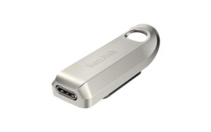 SanDisk USB3.2 Ultra Luxe 256GB Type-C, Lesegeschw. 400MB/s, wasserfest