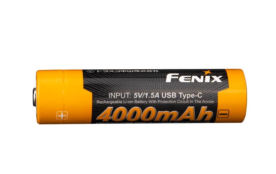 Fenix Akku ARB-L18-4000U, 18650 Li-Ion USB-C