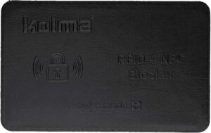 Kolma Kreditkartenhülle RFID Blocker schwarz