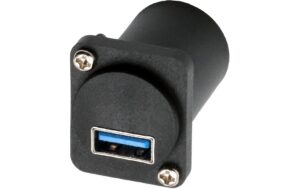 EXSYS EX-49155, D-Typ Adapter USB-A/USB-B USB 3.2 Gen1, Buchse-Buchse