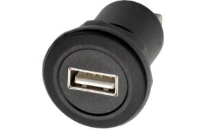 EXSYS EX-49212, Einbau-Adapter USB-A USB 2.0, Buchse-Buchse