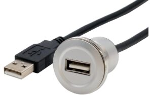 EXSYS EX-49181, Einbau-Adapter USB-A USB 2.0, Buchse-Stecker, 30cm