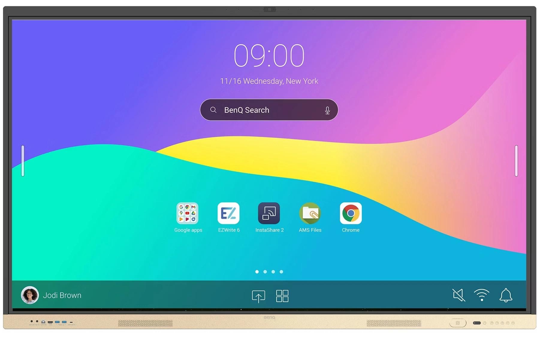 Benq RE9804FV Interaktiv-Board 98 Touch Display, Ultra HD, 500cd/m2,