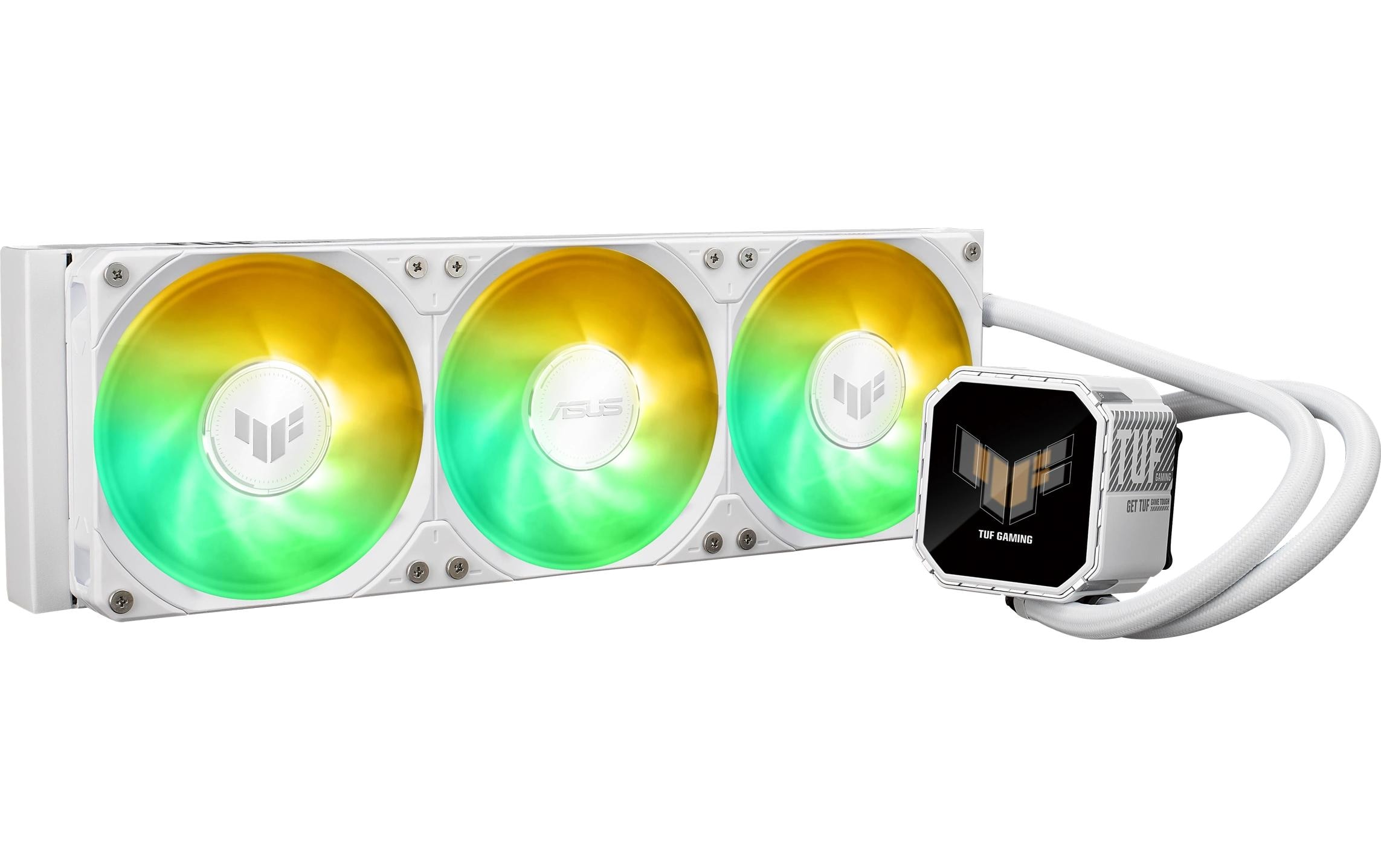 Asus TUF GAMING LC III 360 ARGB LCD WHT Liquid CPU Cooler, 3x120mm ARGB, LCD kaufen Schweiz | Mediatech.ch