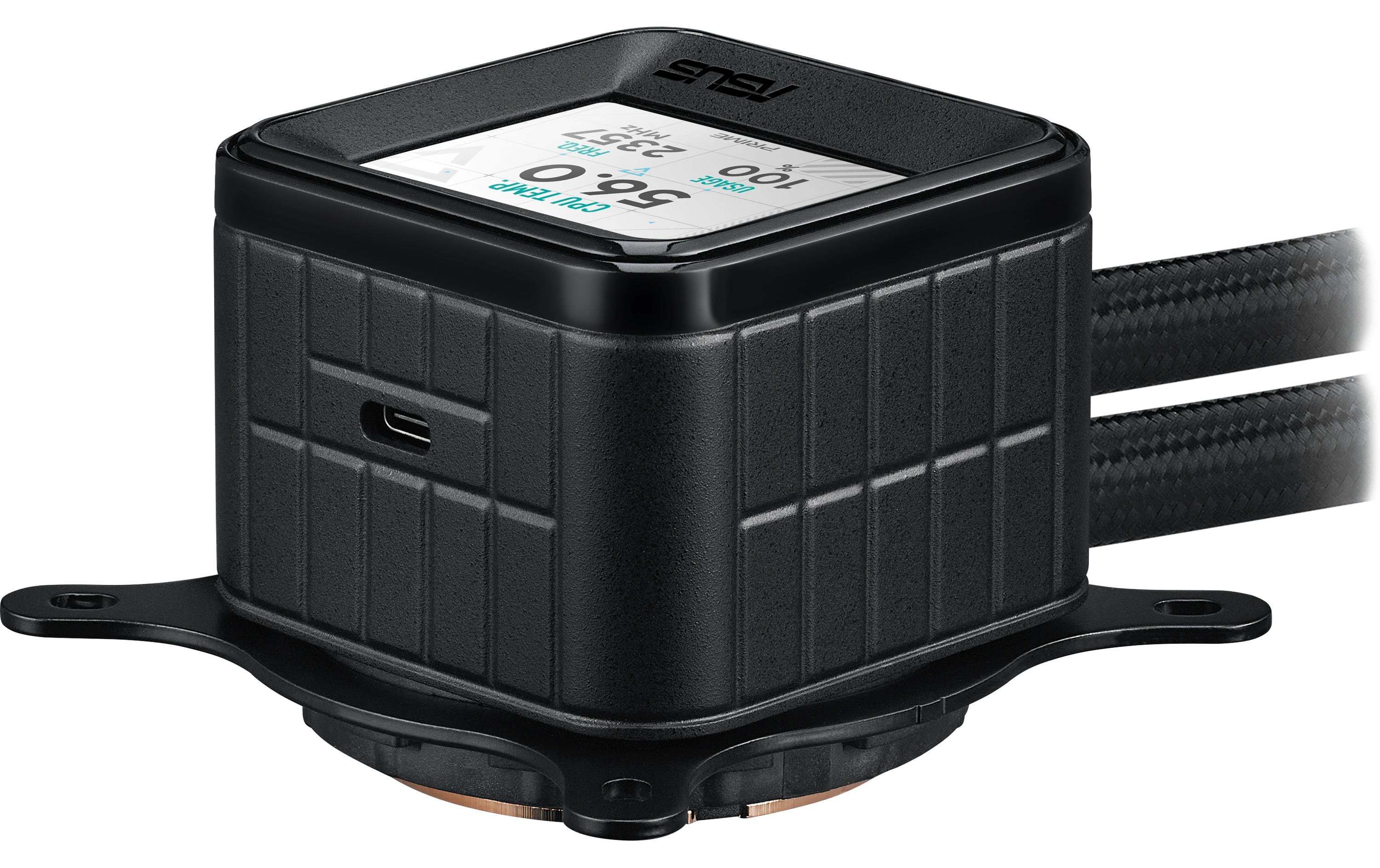 1925885_1 - Mediatech Asus PRIME LC 360 ARGB LCD Liquid CPU Cooler, 3x120mm ARGB, LCD