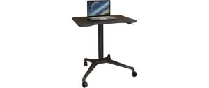 Actiforce Stehtisch BringAlong schwarz 80x60cm mit Gasfeder und Rollen kaufen Schweiz | Mediatech.ch