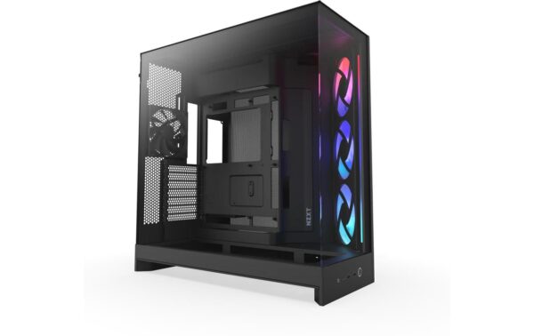 NZXT H9 Flow 2025 RGB Schwarz E-ATX, 6x 2.5, 2x 3.5, RGB kaufen Schweiz | Mediatech.ch