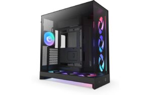 NZXT H9 Flow 2025 RGB+ Schwarz E-ATX, 6x 2.5, 2x 3.5, RGB