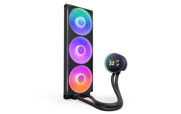 Wasserkühler NZXT Kraken Elite 420 RGBV2 Schwarz,  AMD und Intel S.