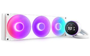 Wasserkühler NZXT Kraken Elite 420 RGBV2 Weiss,  AMD und Intel S.
