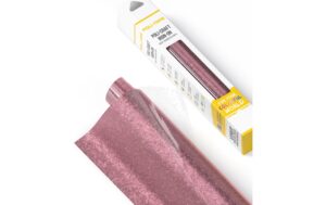 Poli-Tape Aufbügelfolie Glitter Roségold 30,5 cm x 61 cm