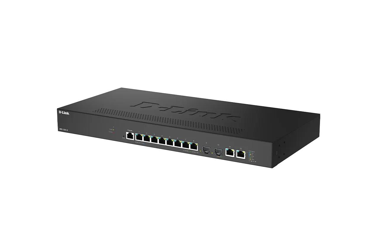 D-Link DMS-1250-12/E: 12 Port Multi-Gbit 8x 2.5Gbit, 2x 10Gbit, 2x 10G SFP+ kaufen Schweiz | Mediatech.ch