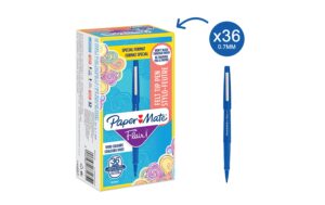 Papermate Flair Original Faserschreiber M, 0.7mm, blau, 36 Stück