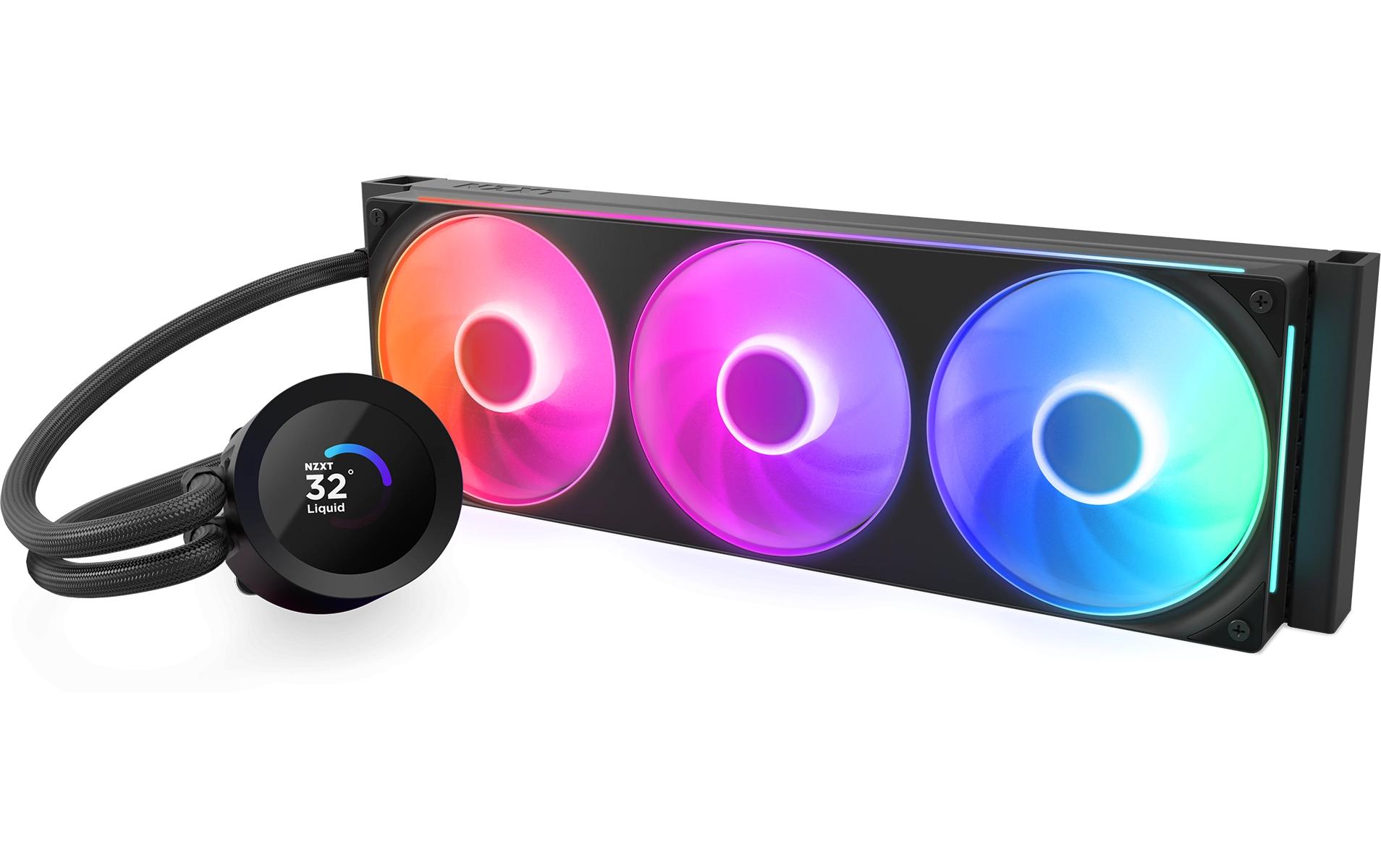 1928289_4 - Mediatech Wasserkühler NZXT Kraken Plus 360 V2 Schwarz, AMD und Intel S.