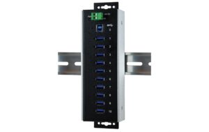 EXSYS EX-1110HMVS-WT, 10xUSB3.2, Metall HUB 15KV ESD Schutz, -40°C bis +85°C kaufen Schweiz | Mediatech.ch