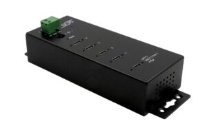 EXSYS EX-1144HMVS, 4-Port USB3.2 HUB, USB-C 15KV ESD Schutz, USB-C Buchsen