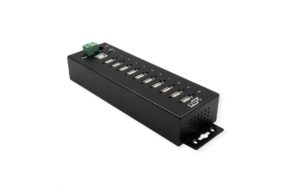EXSYS EX-1170HMVS, 10x USB2.0, Metall HUB 15KV ESD Schutz, Din-Rail, verschraubbar kaufen Schweiz | Mediatech.ch
