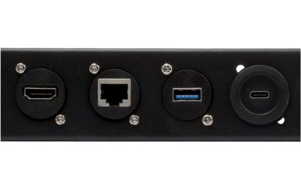 EXSYS EX-49299,19 D-Typ Patchpanel, 12Port 1HE, schwarz, XLR, mit Kabelfangbügel