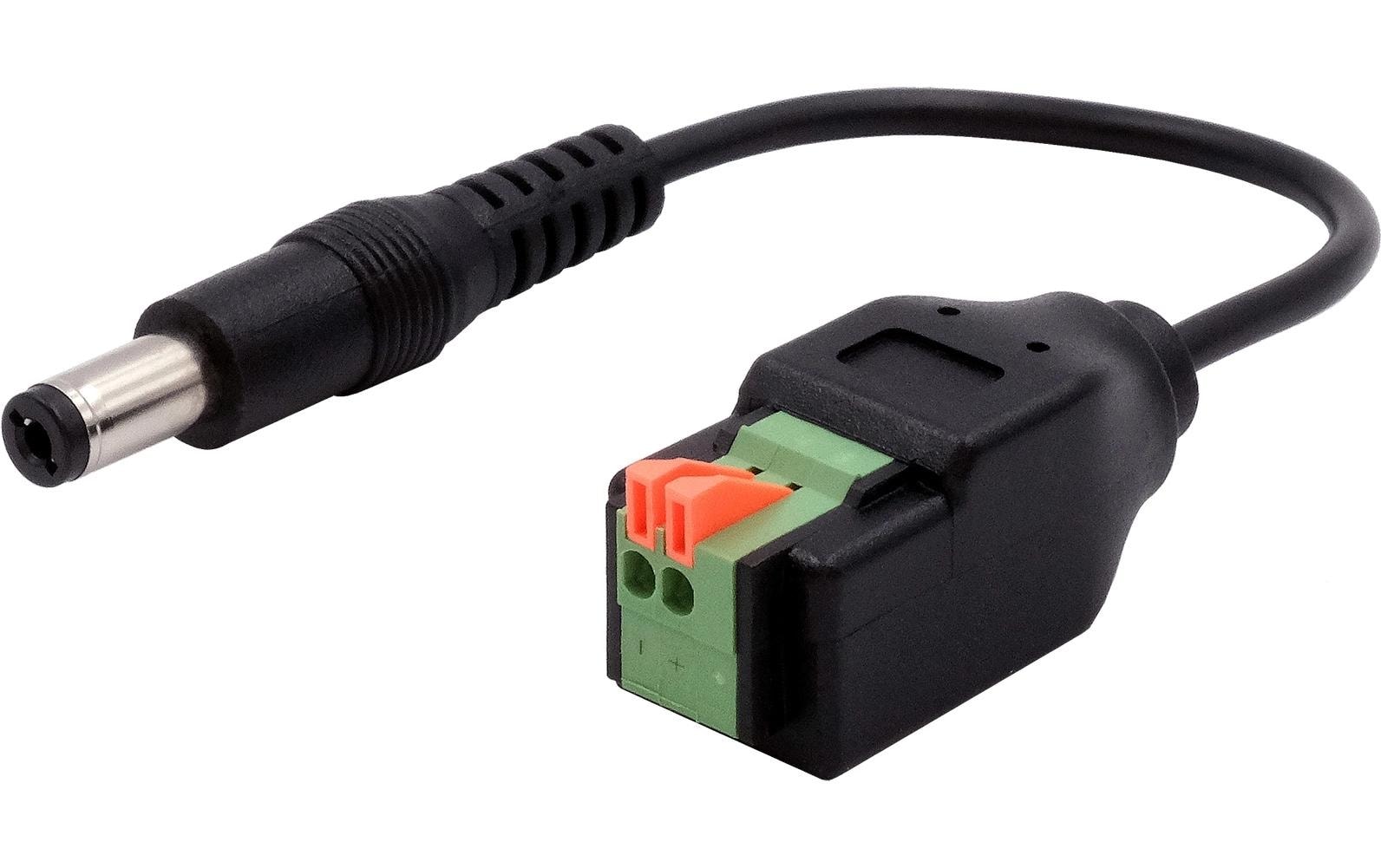 EXSYS EX-49140, DC Kabel Adapter, Stecker Hohlstecker 5.5x2.1 zu 2-pin Terminal Block kaufen Schweiz | Mediatech.ch