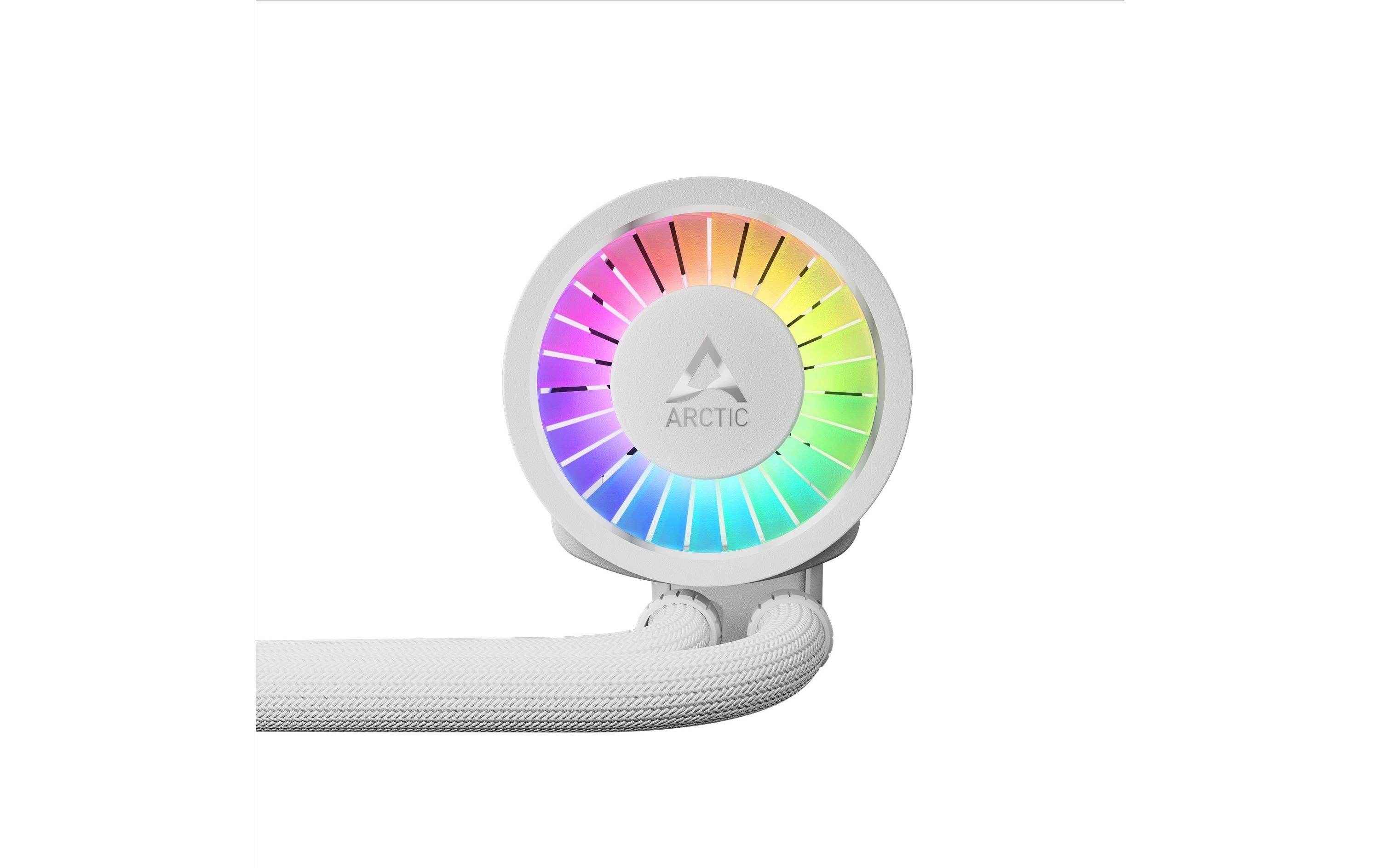 1928713_1 - Mediatech Kühler Arctic Li. Freezer III Pro 420 A-RGB Intel + AMD, Weiss