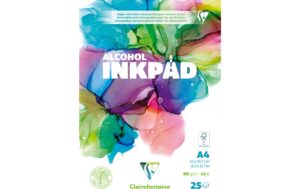 Clairefontaine Block Alcohol Inkpad 25 Blatt, A4, 90 g/m2, extraweiss