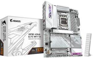 Gigabyte X870E A ELITE WF7 ICE, ATX AM5, AMD X870E, 4x DDR5, WIFI 7