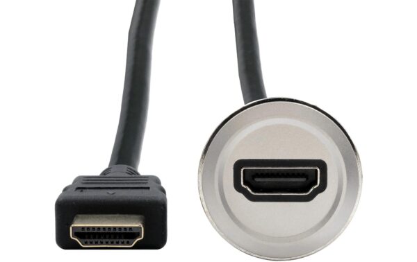 EXSYS EX-49180, Einbau-Adapter HDMI Buchse zu Stecker, 30 cm