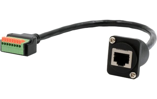 EXSYS EX-49161, D-Typ Adapter RJ45, CAT.5e RJ45 Stecker zu 8-pin Terminal Block, 20 cm kaufen Schweiz | Mediatech.ch
