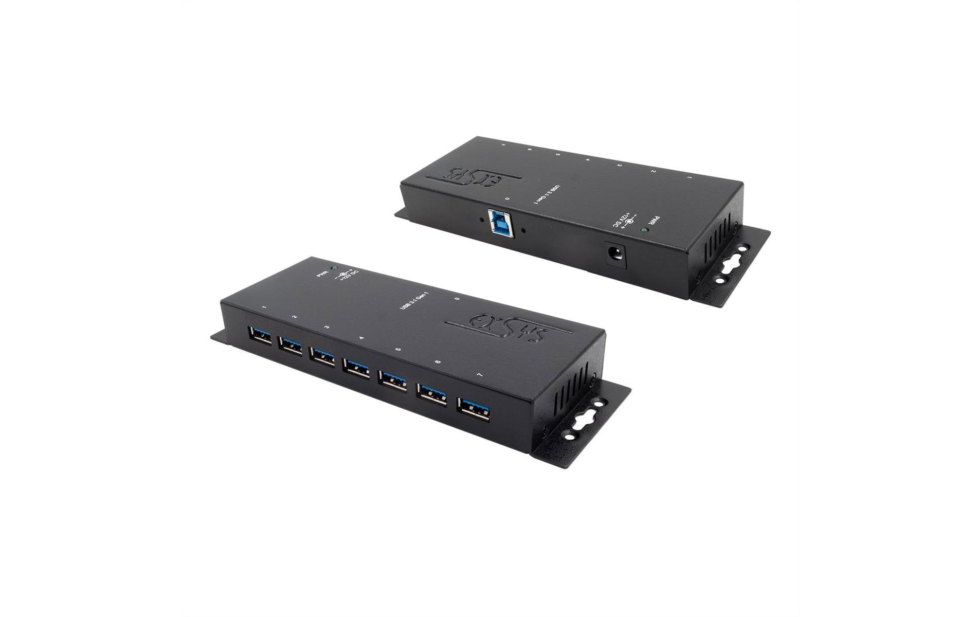 EXSYS EX-1188HMS-3, 7x USB3.2, Metall HUB 15KV ESD kaufen Schweiz | Mediatech.ch