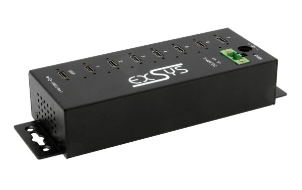 1930005 - Mediatech EXSYS EX-1537HMVS, 7x USB3.2, managed HUB 15KV ESD, 7xUSB-C, Managed USB-Hub kaufen Schweiz | Mediatech.ch