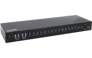 EXSYS EX-11236HMS, 16-Ports USB3.2gen1 HUB Wand und DIN-Rail, 15KV ESD kaufen Schweiz | Mediatech.ch
