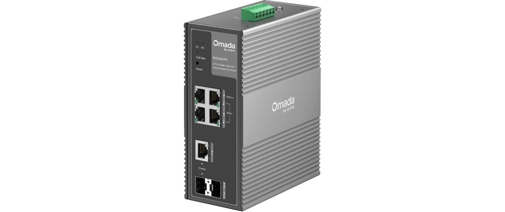 1930574_1 - Mediatech TP-Link IES206GPP Industrial Managed Switch 1x Gigabit PoE++ Port,3xGigabit PoE+
