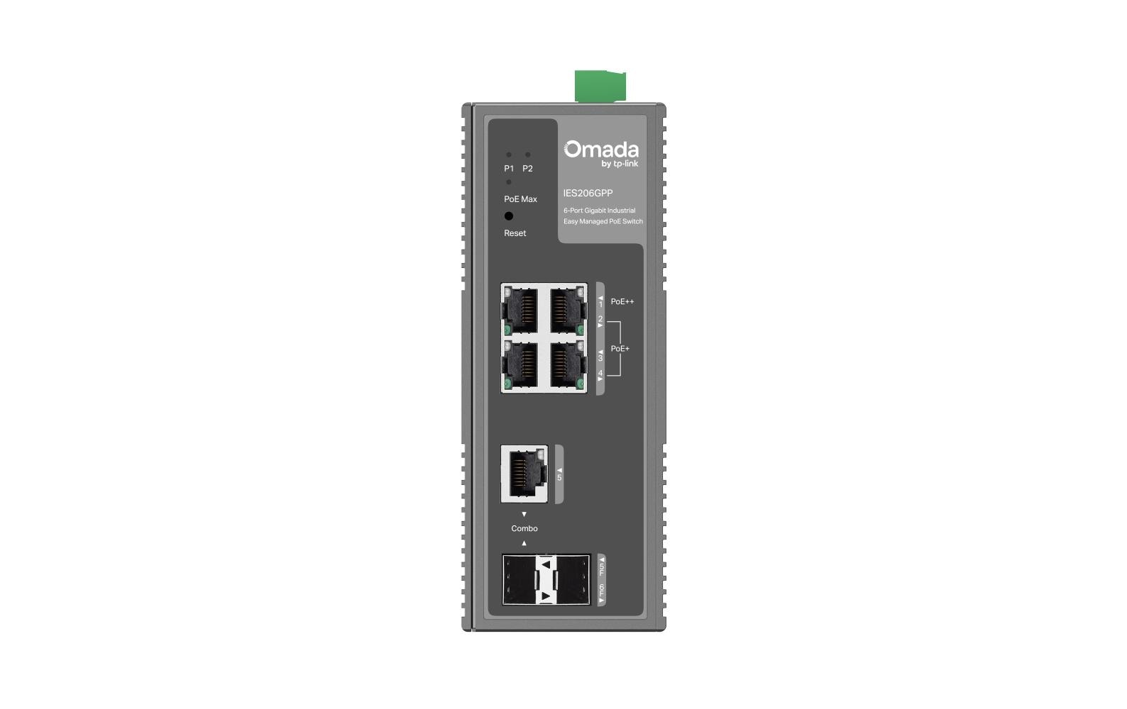 1930574_2 - Mediatech TP-Link IES206GPP Industrial Managed Switch 1x Gigabit PoE++ Port,3xGigabit PoE+