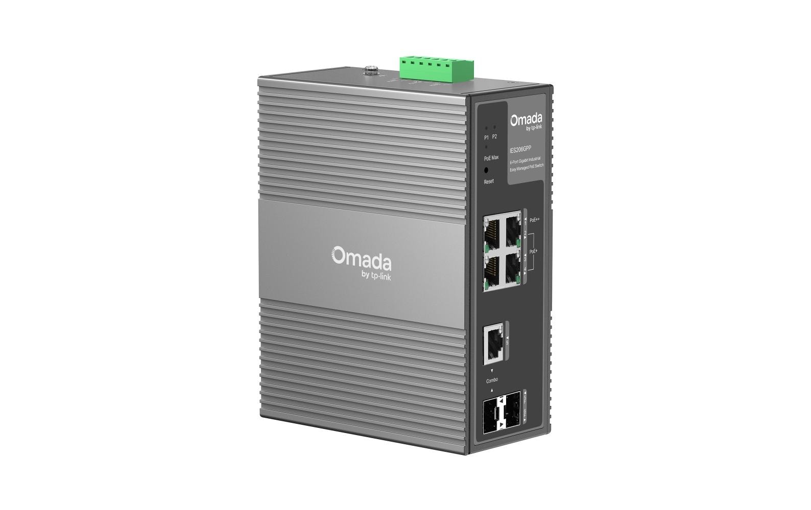 1930574_3 - Mediatech TP-Link IES206GPP Industrial Managed Switch 1x Gigabit PoE++ Port,3xGigabit PoE+