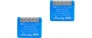 Shelly 1 Mini Gen4 WiFi-Switch WLAN Schaltaktor, 8 A, Bluetooth, Matter