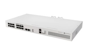 1931155 - Mediatech MikroTik CRS418-8P-8G-2S+RM Cloud Router/Sw 16xGE, 2xSFP+, 8x PioE 150W, Dual-PSU kaufen Schweiz | Mediatech.ch