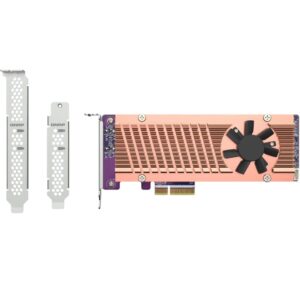 QNAP Erweiterungskarte Dual M.2 22110/2280 PCIe (Gen3 x 4) NVMe SSD