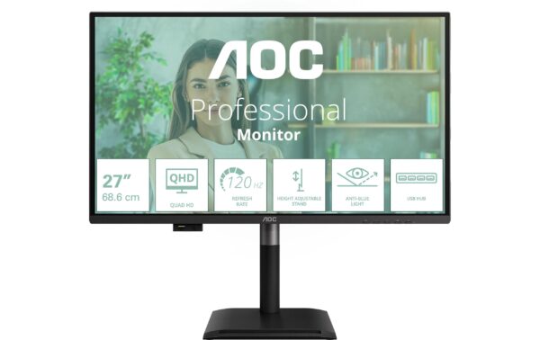 1932680 - Mediatech AOC 27 Q27P4U, IPS, 2560 x 1440, 120 Hz HV, DP, HDMI
