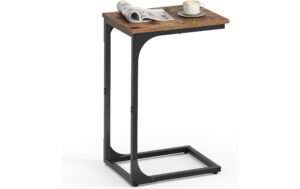 Vasagle Beistelltisch Industrial 40x30x62 cm (LxBxH), Holz, Metall