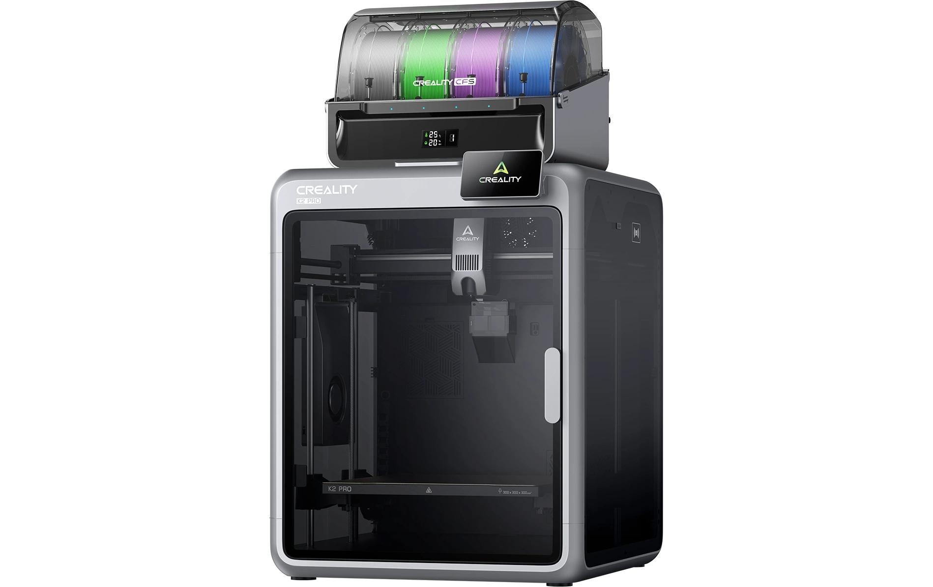 1934656 - Mediatech Creality 3D Drucker K2 Pro inkl. CFS Pro Version, 30x30x30cm Bauvolumen,